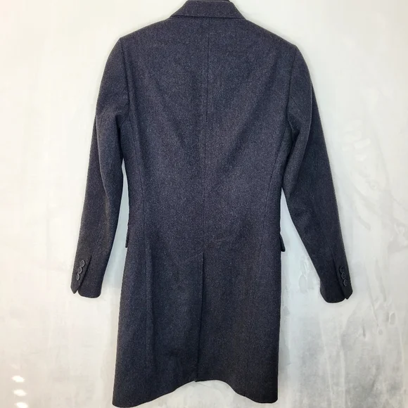 Sandro Broadcloth Wool Cashmere Blend Coat Size XS - Picture 8 of 15